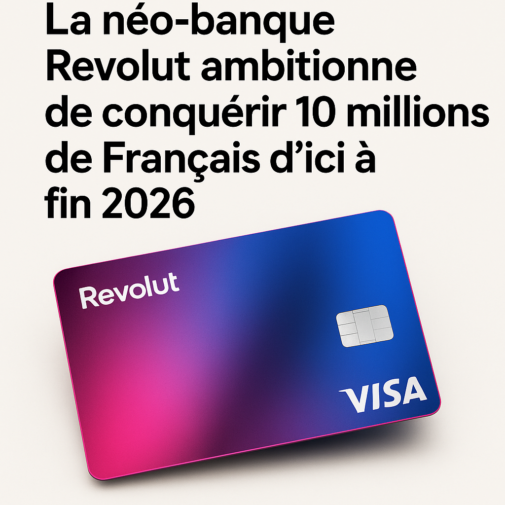 La néo-banque Revolut ambitionne de conquérir 10 millions de Français d’ici à fin 2026